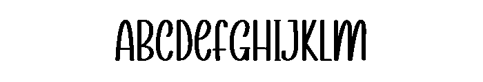 Partying Font UPPERCASE