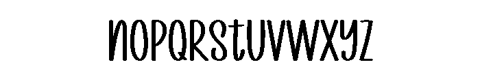 Partying Font UPPERCASE