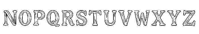 Parus Regular Font LOWERCASE