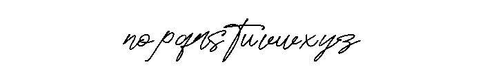 Pasieo Font LOWERCASE