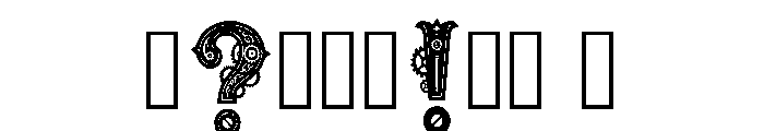Passionflower Regular Font OTHER CHARS
