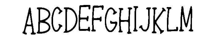 Passionflower Font UPPERCASE