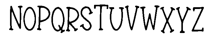Passionflower Font UPPERCASE
