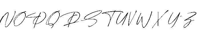 Pastedy Font UPPERCASE