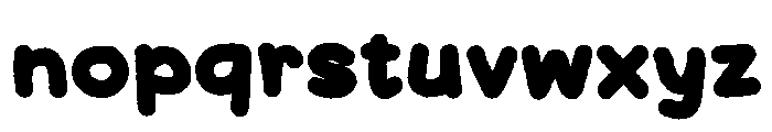 Pastel Cloud Pink Font LOWERCASE