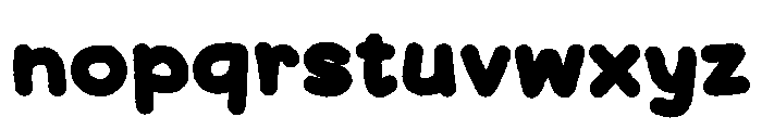 Pastel Cloud Violet Font LOWERCASE