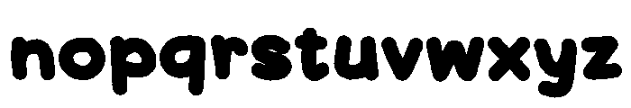 Pastel Cloud Font LOWERCASE