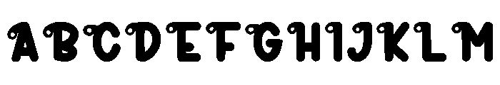 Pastel Garden Regular Font UPPERCASE