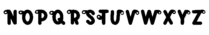Pastel Garden Regular Font UPPERCASE
