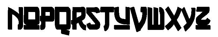 Pastel Nokizaru CF Font UPPERCASE
