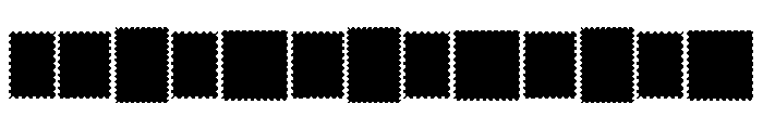 Pastel Postage CF Font UPPERCASE