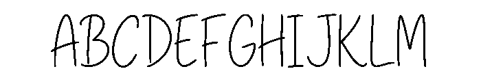 Pastel Whisper Font UPPERCASE