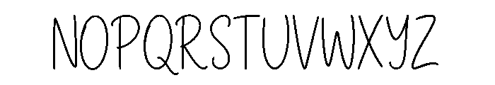 Pastel Whisper Font UPPERCASE