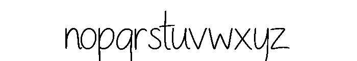 Pastel Whisper Font LOWERCASE