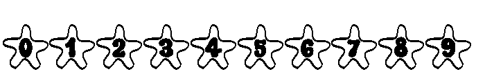 Pastel star Font OTHER CHARS
