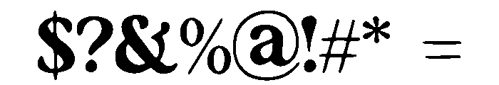 Pataxte Font OTHER CHARS