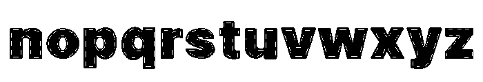 Patch up Font LOWERCASE