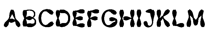 Patel Regular Font UPPERCASE