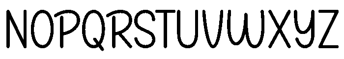 Patient Teacher Font UPPERCASE
