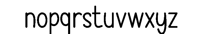 Patient Teacher Font LOWERCASE