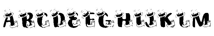 Patrick  Doodle Font UPPERCASE
