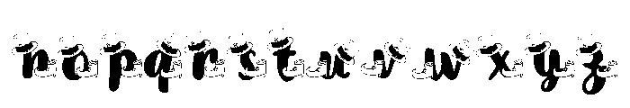 Patrick  Doodle Font LOWERCASE