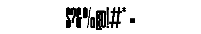 Patrick Regular Font OTHER CHARS