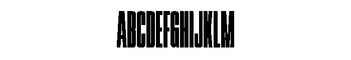 Patrick Regular Font UPPERCASE