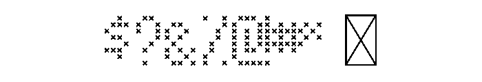 Patriotic Cross Stit Font OTHER CHARS