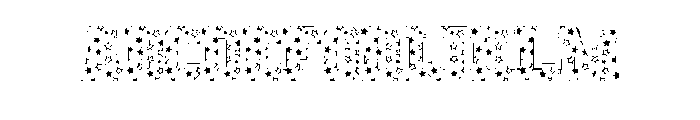 Patriotic Set 3 Font UPPERCASE