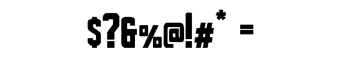 Patriotic Set2 Diagonal Font OTHER CHARS