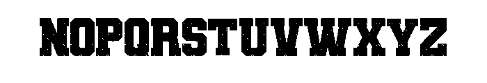Patriotic Star Set 3 Font LOWERCASE