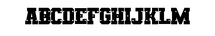 Patriotic line Set 3 FONT