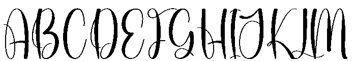 Pattern Christmas Font UPPERCASE
