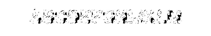 Pattern Font Font UPPERCASE