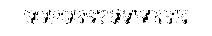 Pattern Font Font UPPERCASE