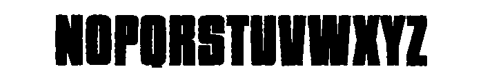 Pauelise Rough Font UPPERCASE