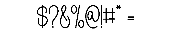 Pauline Script Font OTHER CHARS