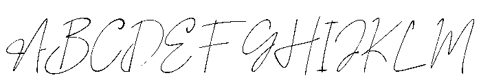 Pauline Signature Italic Font UPPERCASE