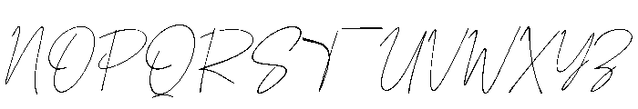 Pauline Signature Italic Font UPPERCASE