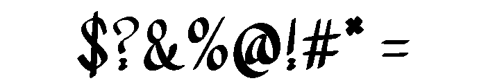 Paulowen Font OTHER CHARS