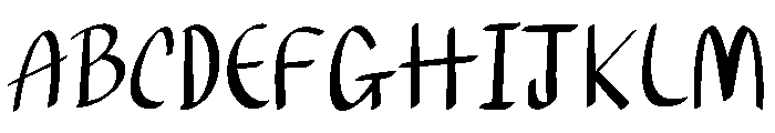 Paulowen Font UPPERCASE