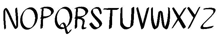 Paulowen Font UPPERCASE