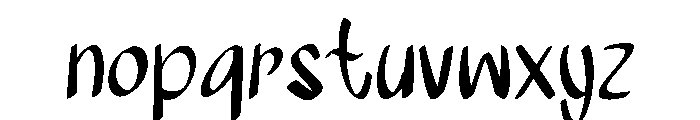Paulowen Font LOWERCASE