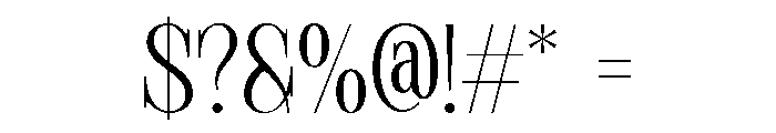 Pavelle Regular Font OTHER CHARS