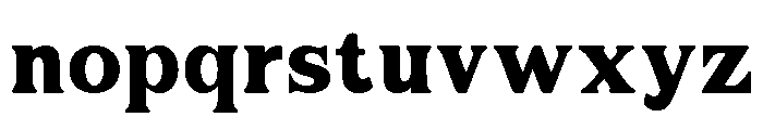 Paverno Regular Font LOWERCASE