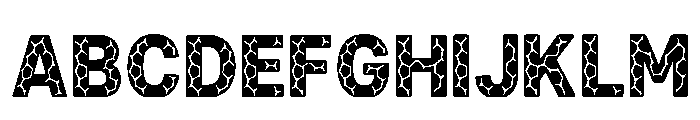 Pavet Regular Font UPPERCASE