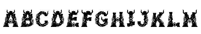 Pavlor Regular Font UPPERCASE