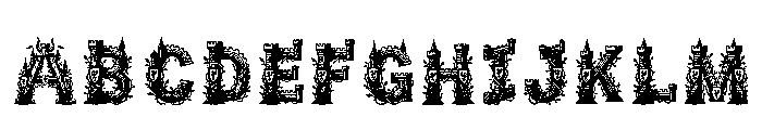 Pavrik Regular Font UPPERCASE