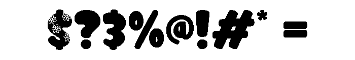 Paw Easter Font OTHER CHARS